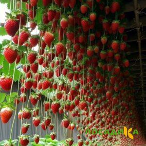 Клубника ампельная Анастасия купить по цене от 370р. в интернет-магазине «Посадика» с доставкой почтой в в Севастополье и по всей России – [изображение №1].
